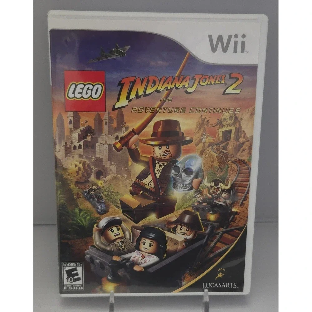 LEGO Indiana Jones Original Adventures & Adventure Continues Bundle Nintendo Wii